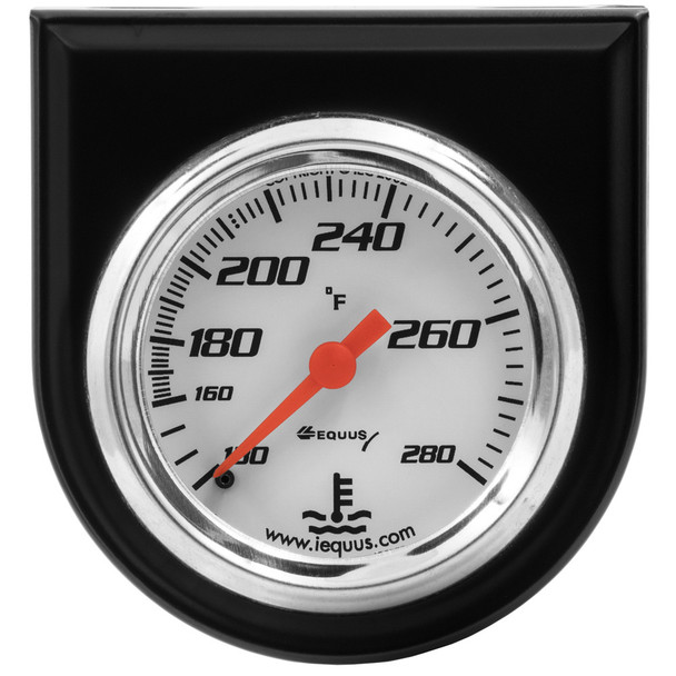 2.0 Dia Water Temp Gauge w/Black Panel (EQUE5242)