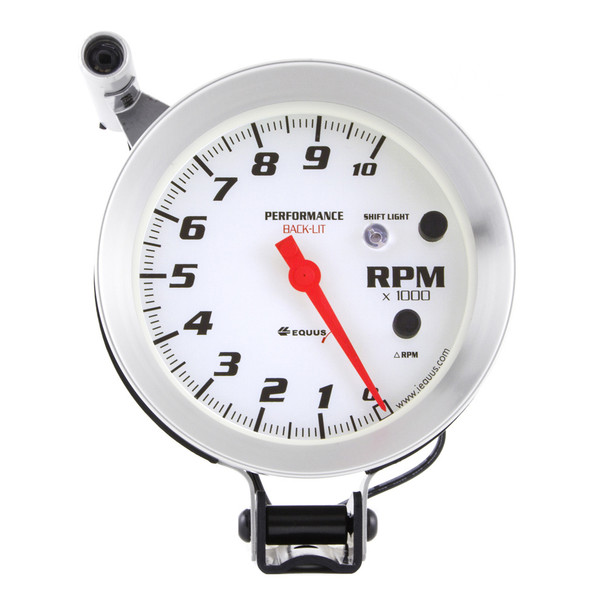 5in Dia Tachometer 10k RPM Silver (EQUE8080)