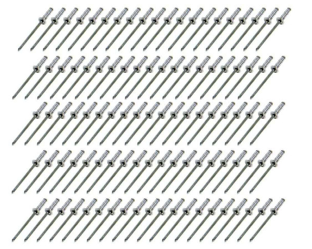 Small Head Rivet Silver 100pc 1/8in (FIV815-100S)