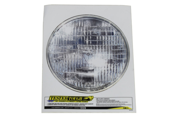 Univer. Headlight Decal 7.25in Diameter (FIVH00-411S)