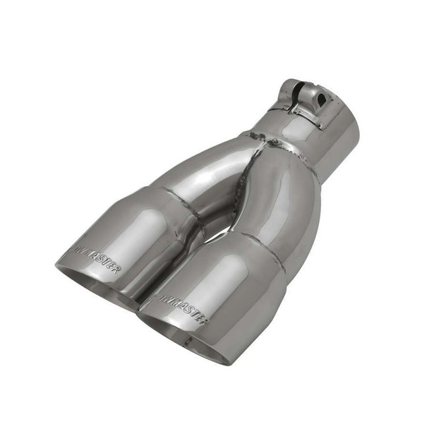 Exhaust Tip Embossed Logo Polished (FLO15390)