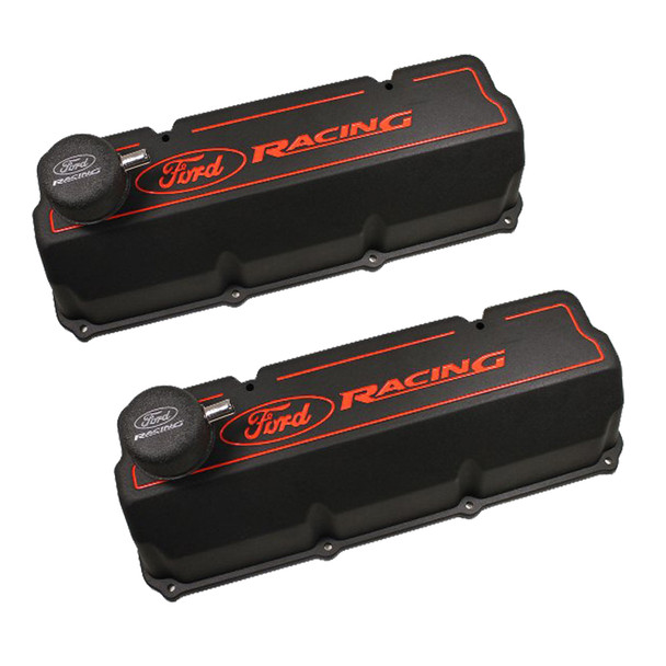 351C Aluminum Valve Cover Set - Black Finish (FRDM6582-Z351B)