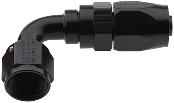 Hose Fitting #12 90 Deg Pro-Flow Black (FRG229012-BL)