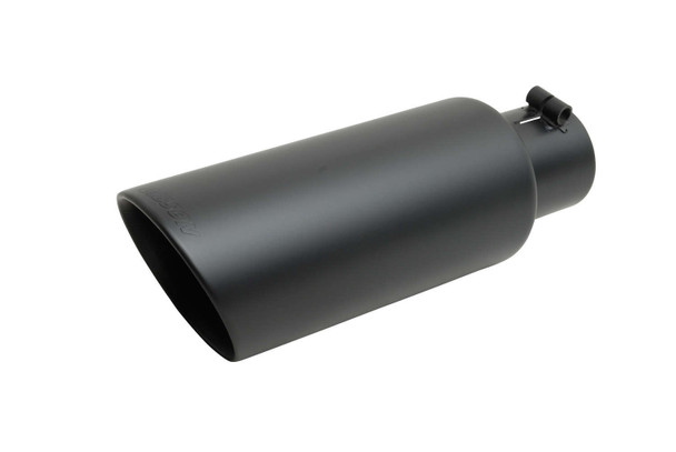 Black Ceramic Double Wal led Angle Exhaust Tip (GIB500637-B)