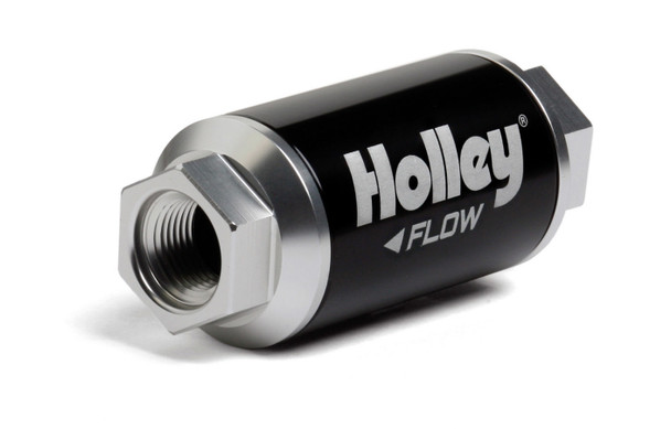 Billet HP Fuel Filter - 3/8NPT 100-Micron 100GPH (HLY162-551)