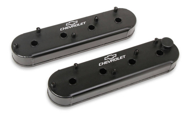 LS Billet Rail Fab. Alm Valve Covers w/Oil Cap (HLY241-294)