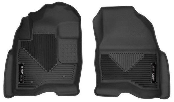Ford X-Act Contour Floor Liners Front Black (HSK53331)