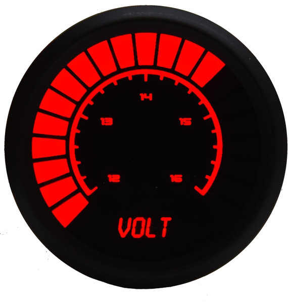 2-1/16 Analog Bargraph Voltmeter 12-16 volts (ITLB9015R)