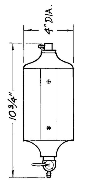 Black Radiator Catch Can 1qt. (JAZ600-025-01)