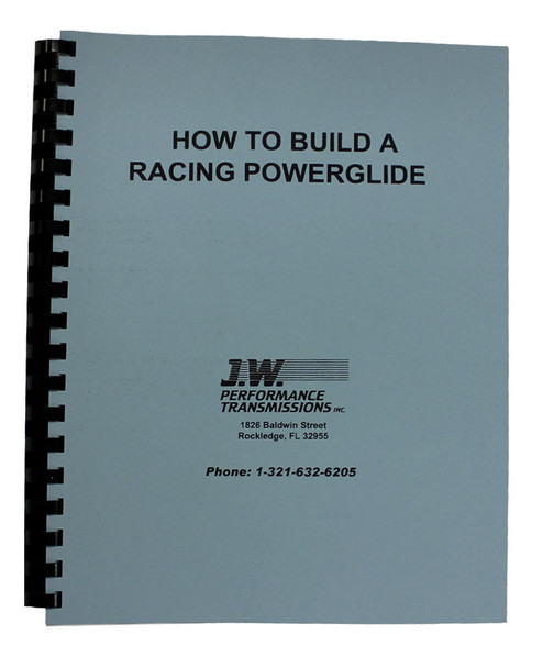 How To Build Racing P/G Trans Book (JWP92077)