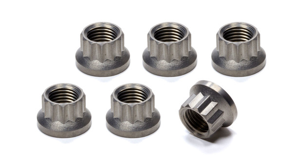 Torque Tube Nut Set 12pt Titanium 6pk (KRP4093)