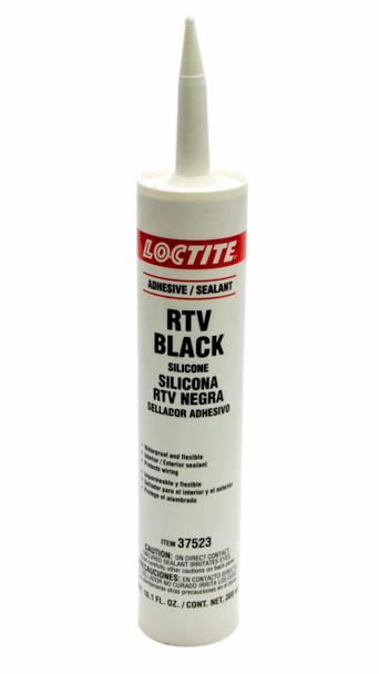 RTV Black Silicone Adhesive Cartridge 300ml (LOC495315)