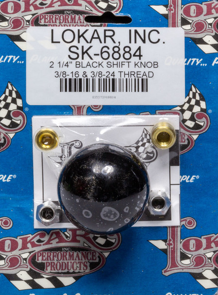 Shift Knob 2-1/4in Black (LOKSK-6884)