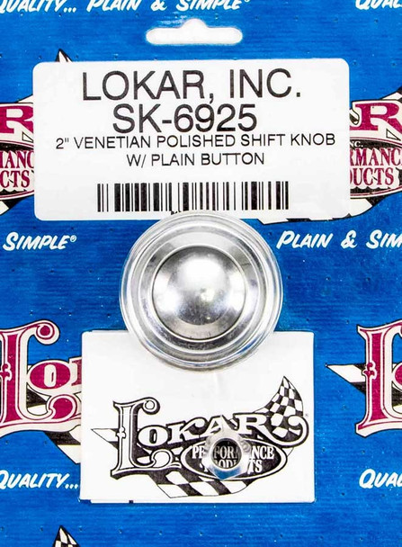 2in Shift Knob Venetian Polished w/Button (LOKSK-6925)