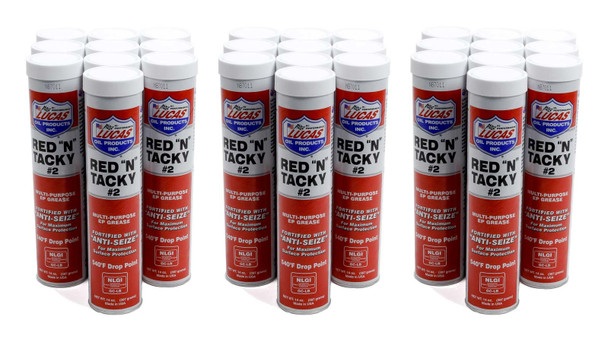 Red-N-Tacky Grease Case/30-14oz Tube (LUC10005-30)
