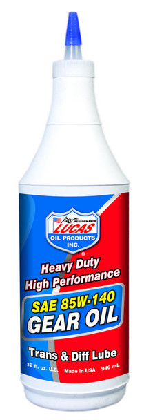 85w140 Gear Oil 1 Qt (LUC10042)