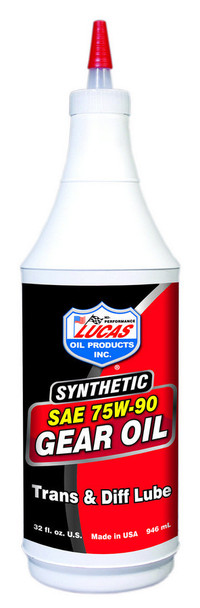 75w90 Synthetic Gear Oil 1 Qt (LUC10047)