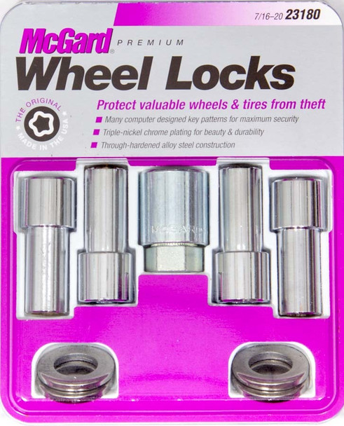 WHEEL LOCK 7/16 X-LONG SHANK (4) (MCG23180)