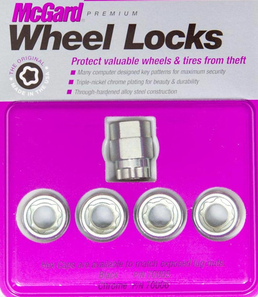 WHEEL LOCK 14MM X 1.50 CONICAL SEAT (4) (MCG24019)