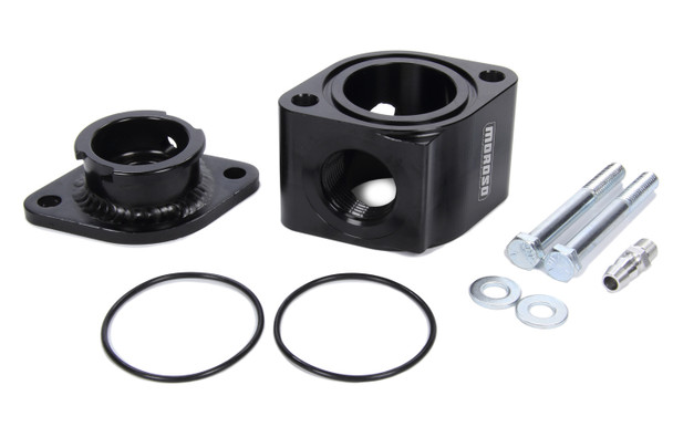 Manifold Filler Neck Kit - Billet Alum. Black (MOR63424)