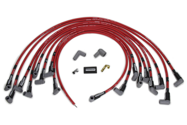 Ultra 40 Plug Wire Set BBC HEI - Red (MOR73689)