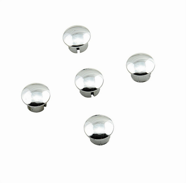 Chrome Wheel Plugs (5) lug plugs (MRG5104)