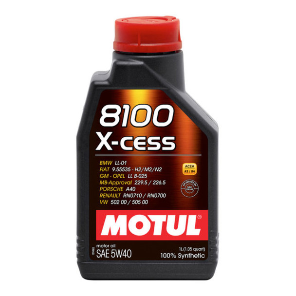 8100 X-Cess 5w40 Oil 1 Liter (MTL109774)
