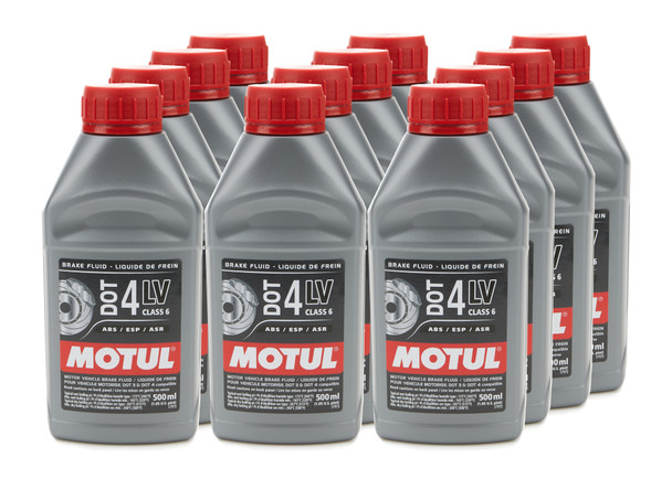 Dot 4 Brake Fluid Case 12 x 500ml Bottles (MTL111254-12)