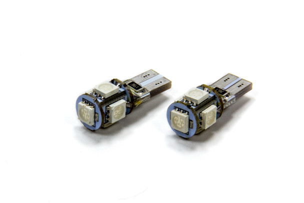 T10 5 LED SMD Bulbs Pair Blue (ORA4801-002)