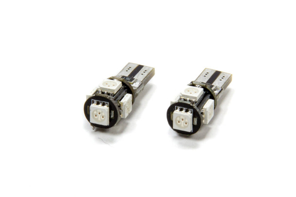T10 5 LED SMD Bulbs Pair Amber (ORA4801-005)