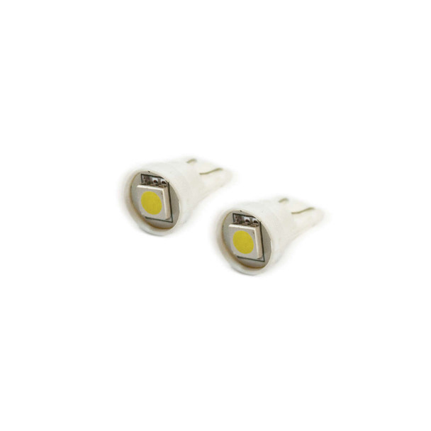 T10 1 LED 3-Chip SMD Bulbs Pair Cool White (ORA4806-001)
