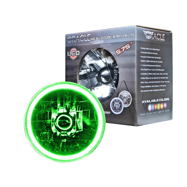 5.75in Sealed Beam Green (ORA6904-004)