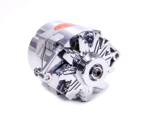 Polished 100 amp Delco Alternator (PWM27294)