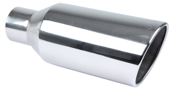 Exhaust Tip 4in x 7in 18in L Polished Weld-on (PYPEVT407)