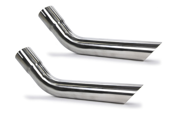 Exhaust Tips Slip Fit 2.5in Pair (Long) (PYPEVT58)