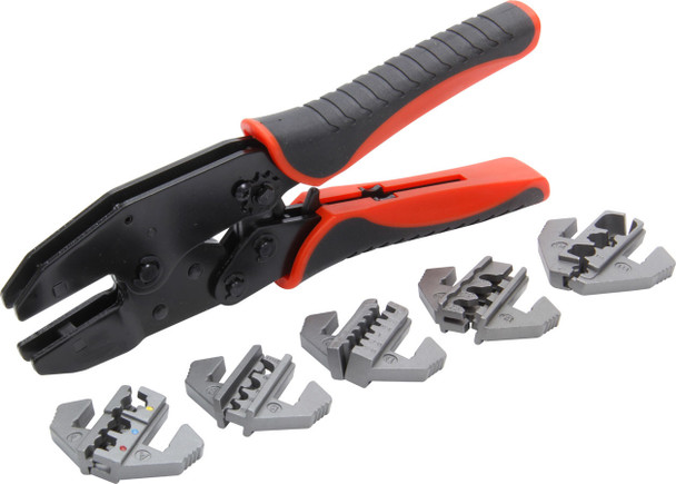 Ratcheting Wire Crimper with Dies (QRP50-395)