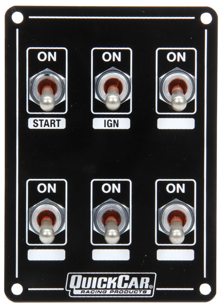 Ignition Panel Extreme 6 Switch Single Ignition (QRP50-7631)