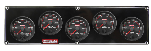 Redline 5 Gauge Panel OP/WT/OT/FP/VOLT (QRP69-5037)