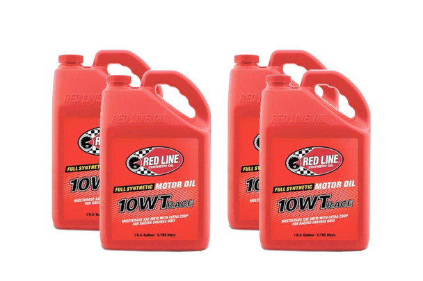 10WT Race Oil Case 4x1 Gallon (RED10125)