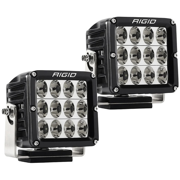 LED Light 4x4in D-XL Pro Series Driving Beam Pair (RIG322613)