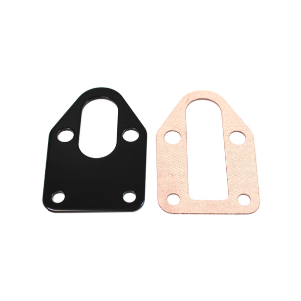 SBC Steel Fuel Pump Mounting Plate Black (RPCR2310BK)