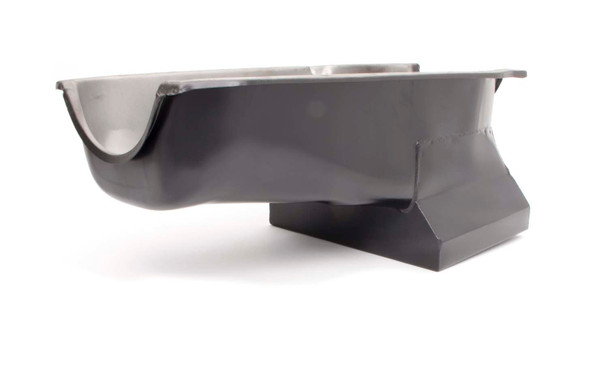 86- SBC Steel Drag Race Oil Pan Black (RPCR9716)