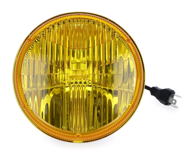 Headlight LED Sealed 7in Round Yellow Each (RTBLFRB115)