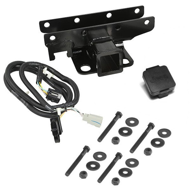 Receiver Hitch Kit Jeep Logo 07-18 Jeep Wrangler (RUG11580.52)