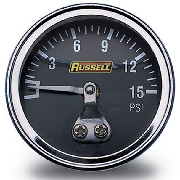 0-15 PSI Fuel Pressure Gauge (RUS650330)