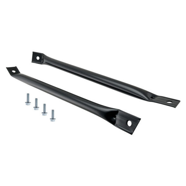 Radiator Reinforce Bars 67-69 Camaro Black (SPC7608BK)