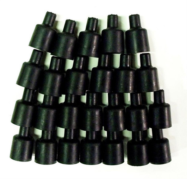 Coil Wire Boot - 180-Deg 25pk - Black (TAY44076)