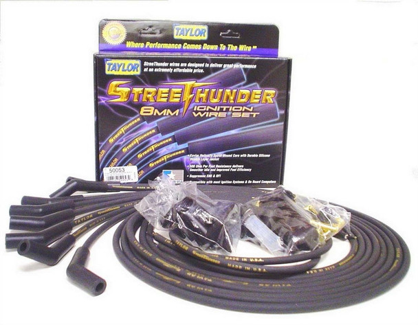 Univ Streethunder Plug Wire Set 135 Deg Black (TAY50053)