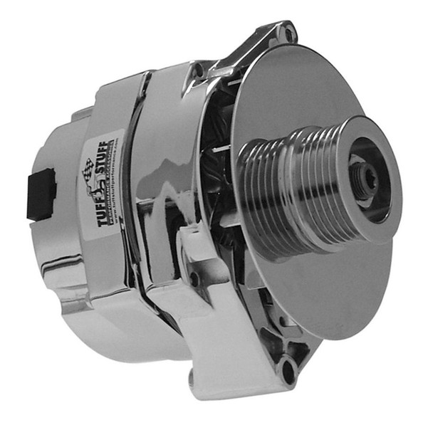 GM Alternator 100 Amp 1-Wire Polished 6 Groove (TFS7127NDP6G)