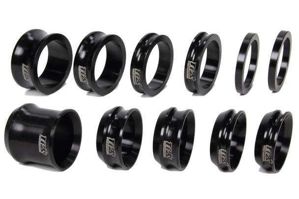 600 Wheel Spacer Kit 11 Piece Black (TIP3925)